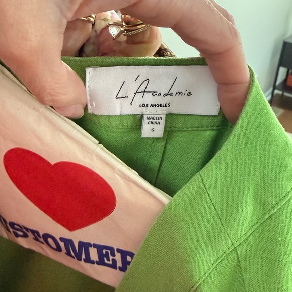 Lime Green Wrap Knot Mini Dress - Picture 3 of 3